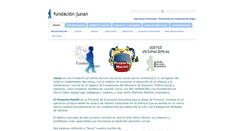 Desktop Screenshot of fundacionjunan.org
